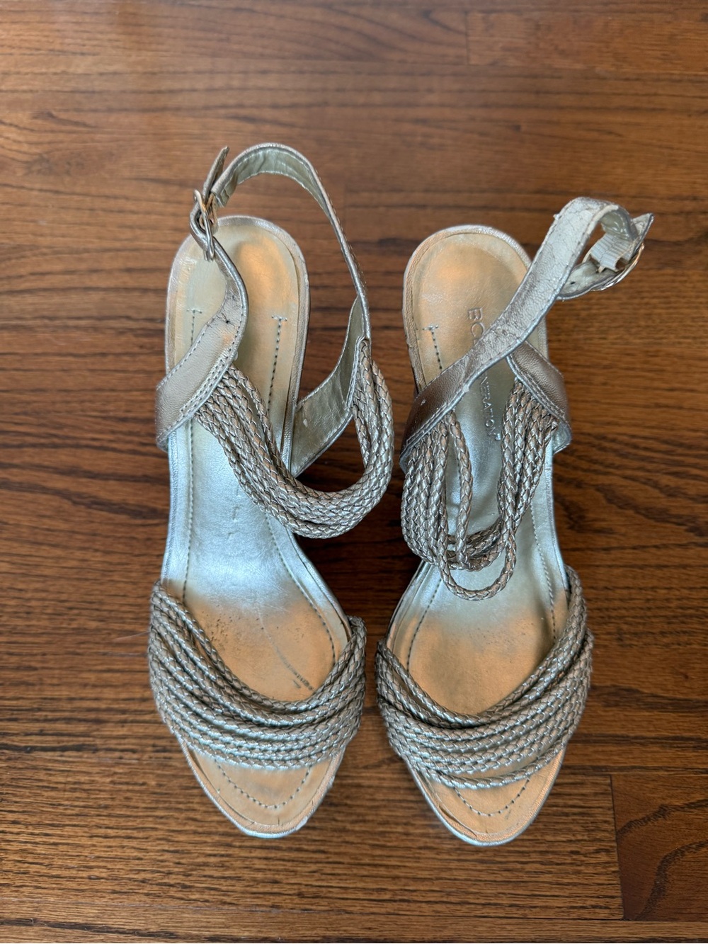 BCBGeneration Callista Wedge Sandals Size 8
